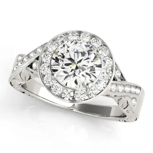 The Charlotte Halo Engagement Ring II