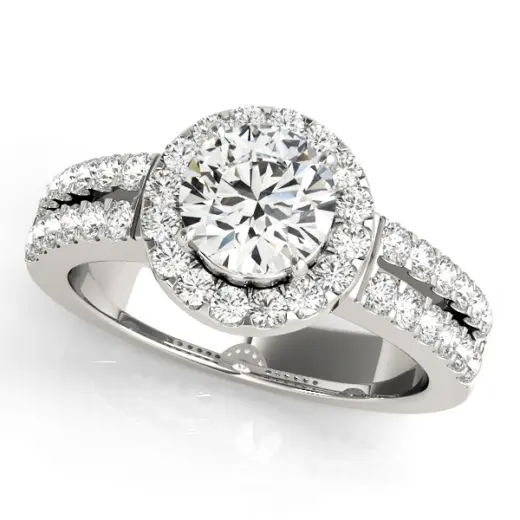 The Sadie Halo Engagement Ring