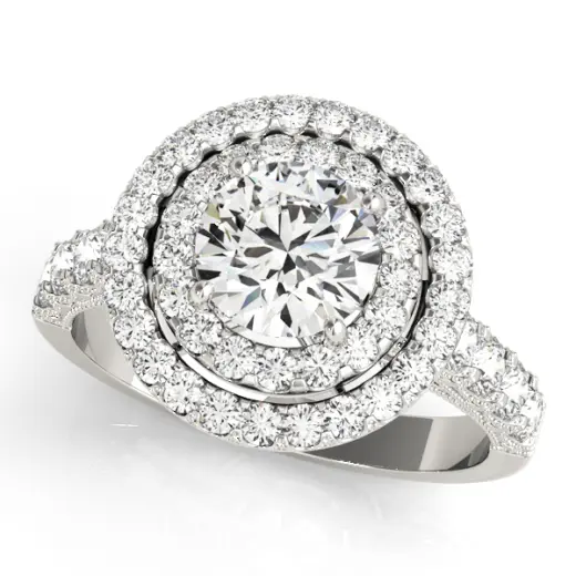 The Chloe Halo Engagement Ring