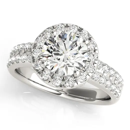 The Hadley Halo Engagement Ring