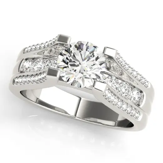 The Gwendolyn Cathedral Engagement Ring