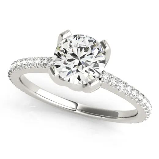 The Seraphina Single-Row Engagement Ring