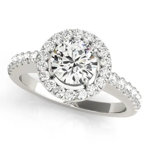 The Yvette Halo Engagement Ring