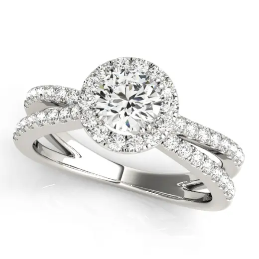 The Rosalie Halo Engagement Ring