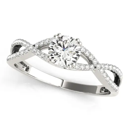 The Ivy Twist Engagement Ring
