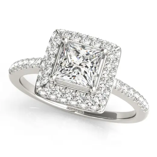 The Vivian Halo Engagement Ring