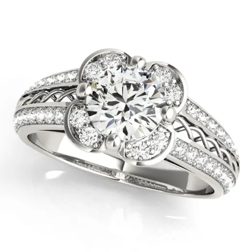 The Blythe Halo Engagement Ring II