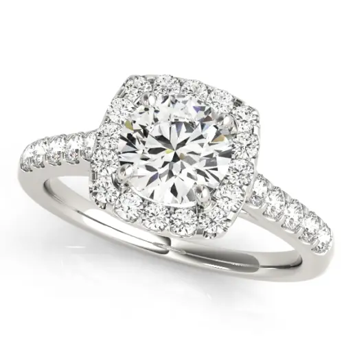 The Cora Halo Engagement Ring
