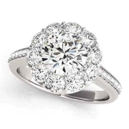 The Emerson Halo Engagement Ring