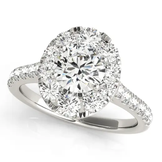 The Eden Halo Engagement Ring