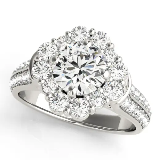 The Virginia Halo Engagement Ring