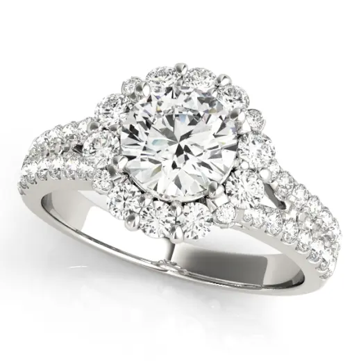 The Ivy Halo Engagement Ring