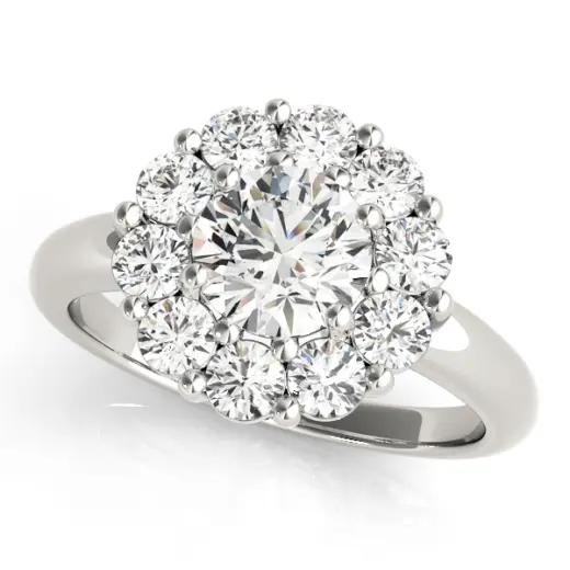The Hollis Halo Engagement Ring