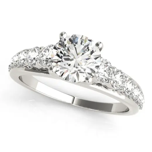 The Saoirse Single-Row Engagement Ring