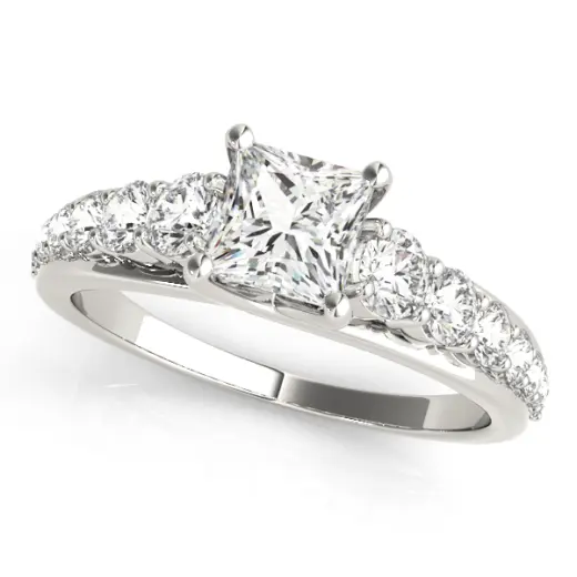 The Camille Single-Row Engagement Ring