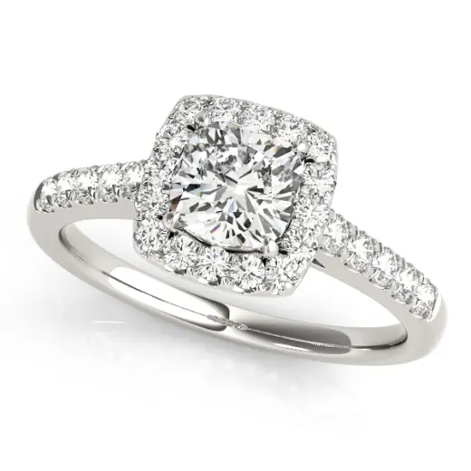 The Katherine Halo Engagement Ring