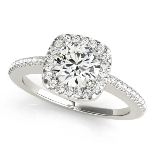 The Fiona Halo Engagement Ring