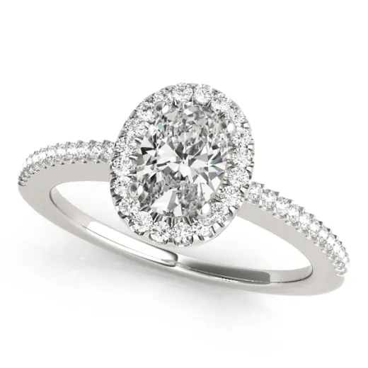 The Caroline Halo Engagement Ring