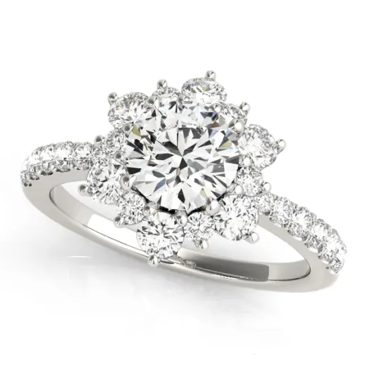 The Isabella Halo Engagement Ring