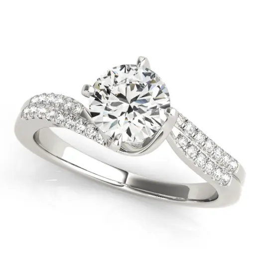 The Tatiana Bypass Engagement Ring
