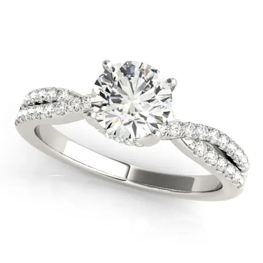 The Georgiana Hidden Halo Engagement Ring