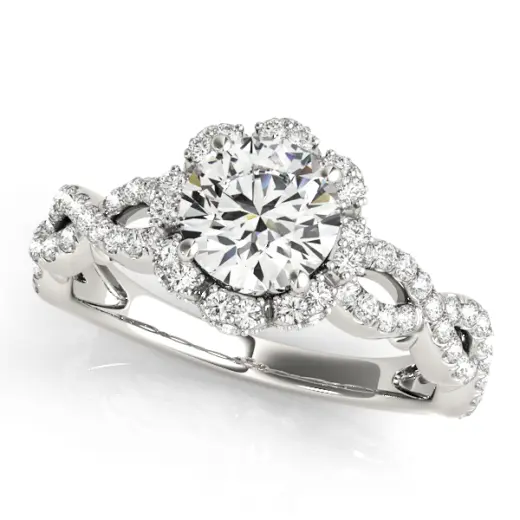The Clementine Halo Engagement Ring