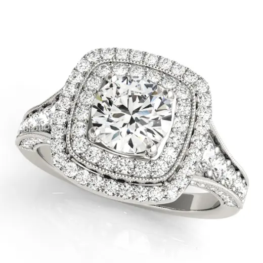 The Heidi Double Halo Engagement Ring