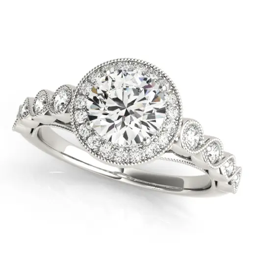 The Natalie Halo Engagement Ring