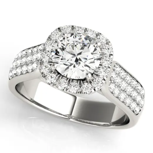 The Adelaide Halo Engagement Ring II