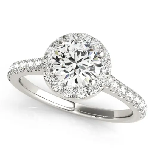 The Madeleine Halo Engagement Ring