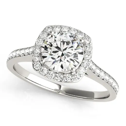The Juliet Halo Engagement Ring