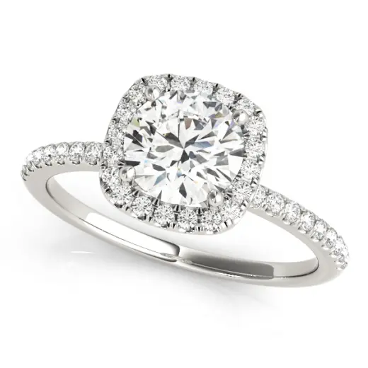 The Eliza Halo Engagement Ring