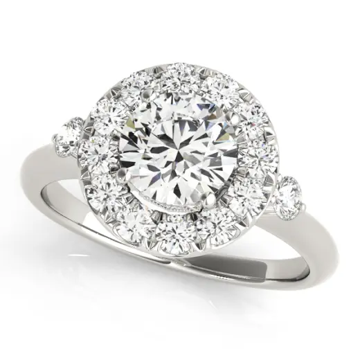 The Margaux Halo Engagement Ring