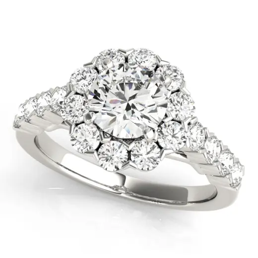 The Maeve Halo Engagement Ring