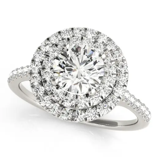 The Seraphina Double Halo Engagement Ring