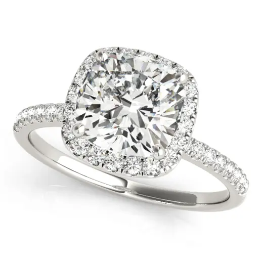 The Ellery Halo Engagement Ring