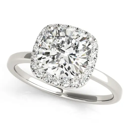 The Maya Halo Engagement Ring