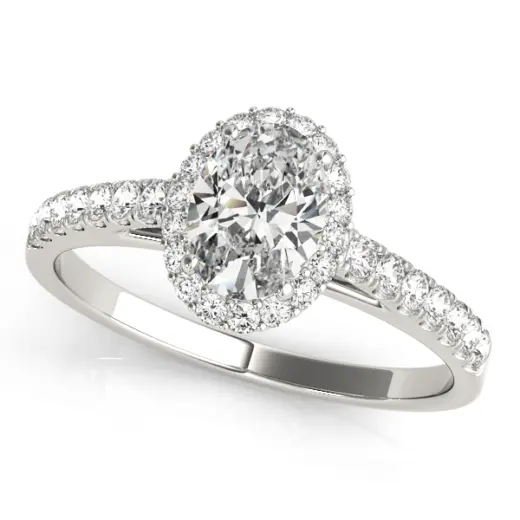 The Amelia Halo Engagement Ring