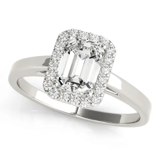 The Opal Halo Engagement Ring