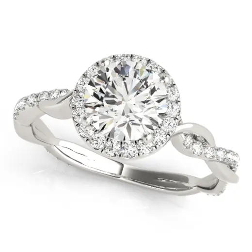 The Natalia Halo Engagement Ring