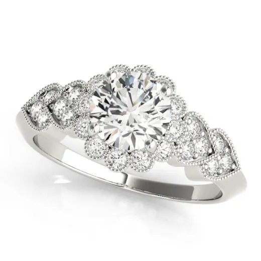 The Natalie Halo Engagement Ring II
