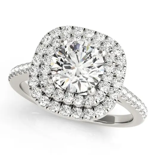 The Clementine Double Halo Engagement Ring