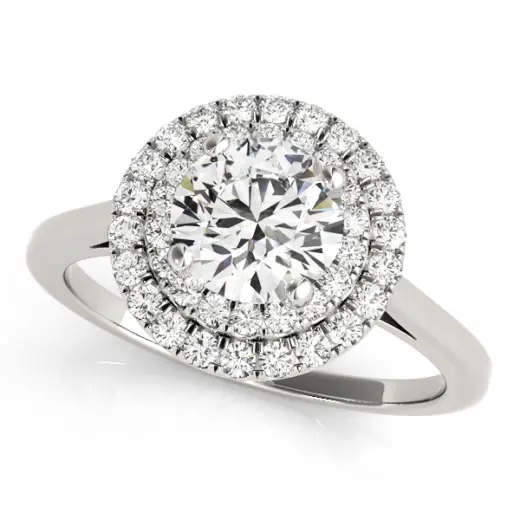 The Claudia Double Halo Engagement Ring