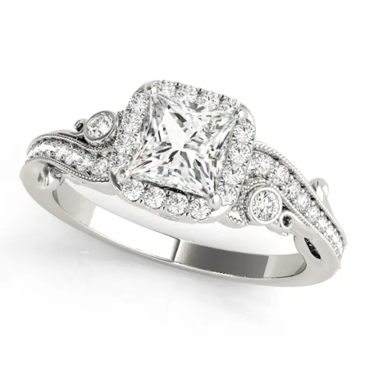 The Martha Halo Engagement Ring