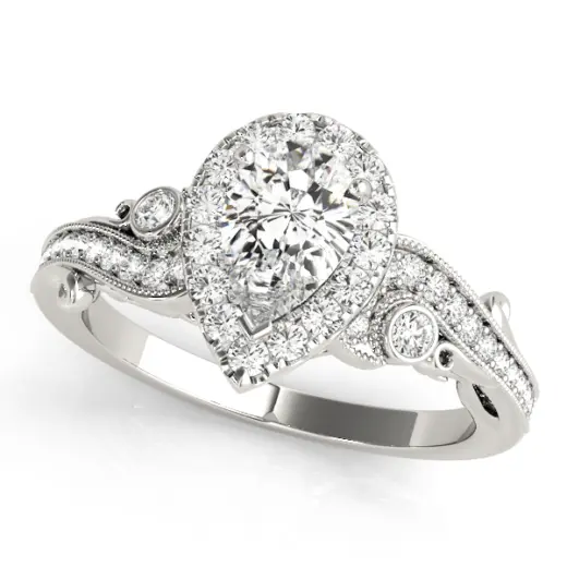 The Bridget Halo Engagement Ring