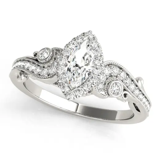 The Leona Halo Engagement Ring
