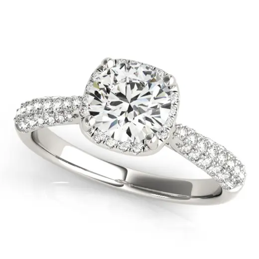 The Cordelia Halo Engagement Ring