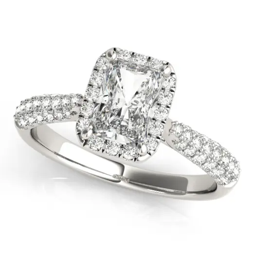 The Carolina Halo Engagement Ring