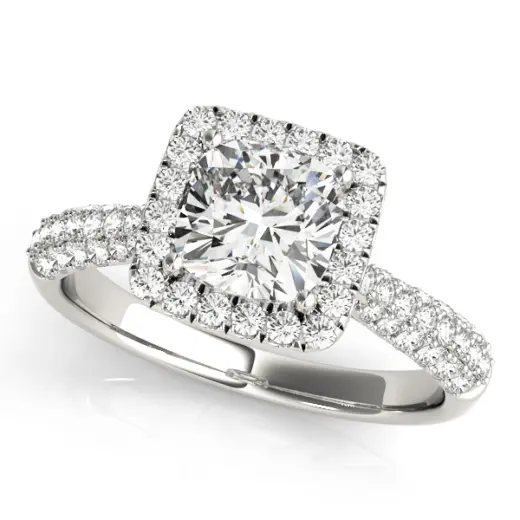 The Beatrice Halo Engagement Ring