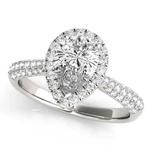 The Harlow Halo Engagement Ring